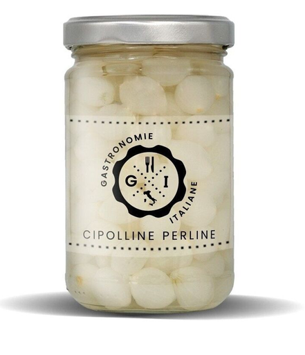 [ITALIA032] PICKLE ONIONS "PERLINE" - 314ML PETIT OIGNONS EN SAUMURE - 314ML