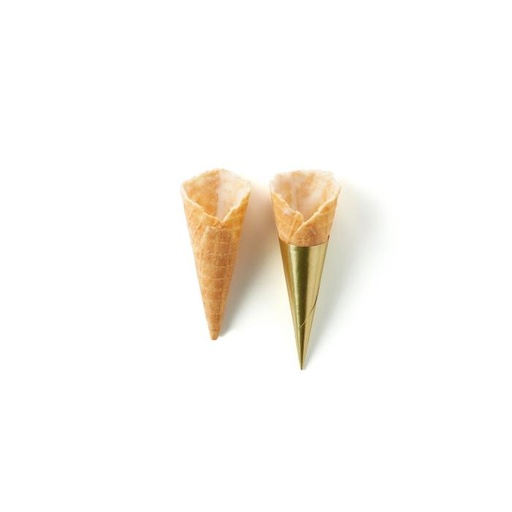 [ROSESWT01] MINI CORNETS VANILLE - 70PC MINI CONES VANILLE - 70PC