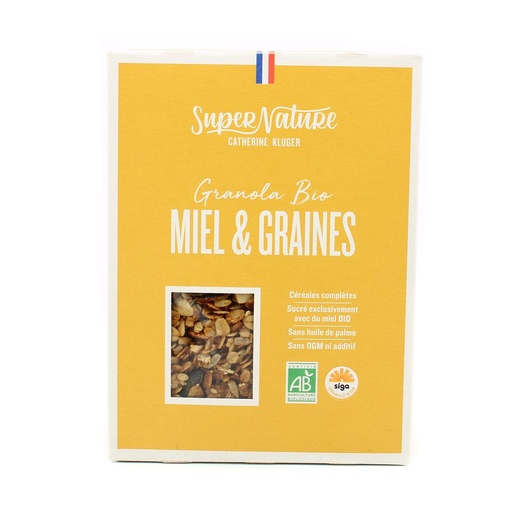 [GRANOLA02] GRANOLA HONEY AND GRAINS ORGANIC GRANOLA MIEL ET GRAINES BIO