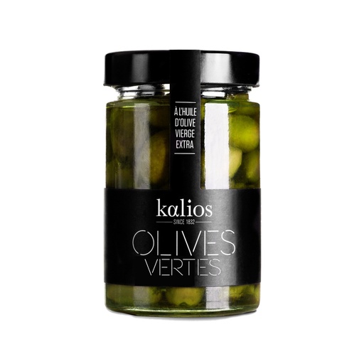 [KALIOS04] GREEN OLIVE EXTRA VIRGIN OIL - 310G OLIVES VERTES HUILE OLIVE - 310GR