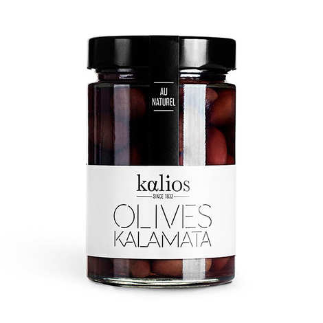 [KALIOS02] BLACK KALAMATA NATURAL - 310GR OLIVES KALAMATA AU NATUREL - 310GR