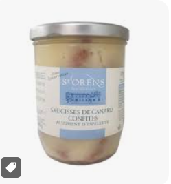 [FOIEGRAS18] DUCK CONFIT SAUSAGES WITH ESPELETTE -SAUCISSES DE CANARD CONFITES / ESPELETTE