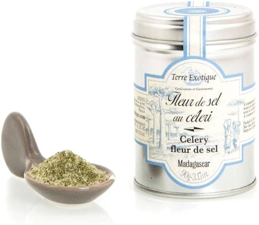 [KEREX085] FLOWER OF SALT WITH CELERY - 90GR FLEUR DE SEL AU CELERI - 90GR