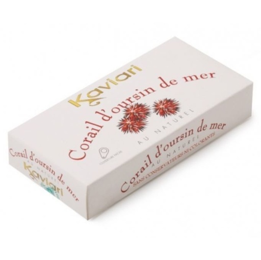 [KAVIARI01] SEA URCHIN ROE SPAIN - 50GR CORAIL D'OURSIN ESPAGNE - 50GR