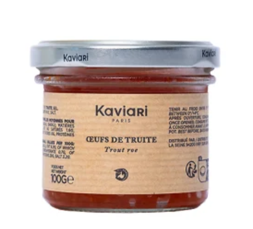 [KAVIARI38] TROUT ROE - 100GR OEUFS DE TRUITE - 100GR