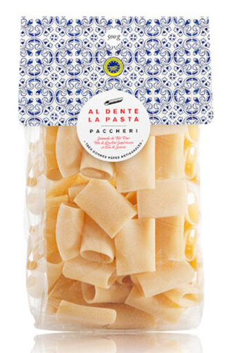 [ITALIA020] PACCHERI AL DENTE ORGANIC - 500GR PACCHERI AL DENTE BIO - 250GR
