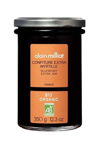 [ALAINJAM005] BLUEBERRY JAM ORGANIC ALAIN MILLIAT CONFITURE MYRTILLE BIO ALAIN MILLIAT