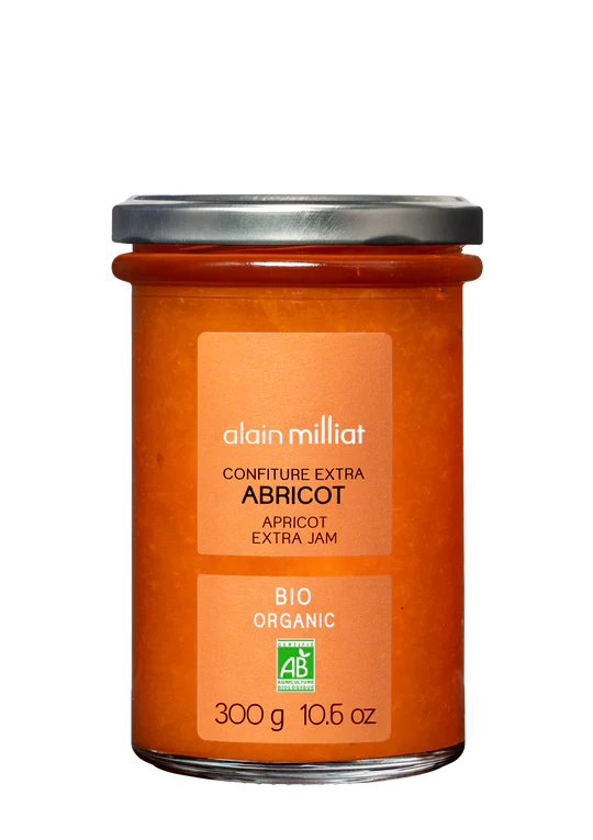 [ALAINJAM008] APRICOT JAM ORGANIC ALAIN MILLIAT - 300G CONFITURE ABRICOT BIO ALAIN MILLIAT - 300G