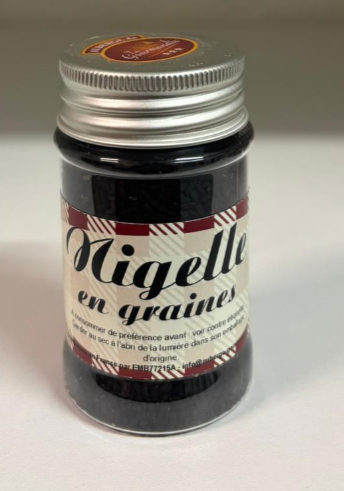 [EPI0034] NIGELLA SEEDS - 100ML GRAINS DE NIGELLE - 100ML