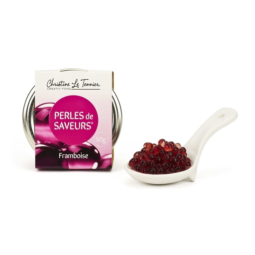 [ALG003] RASPBERRY PEARLS  CHRISTINE LETENNIER PERLES FRAMBOISE  CHRISTINE LETENNIER