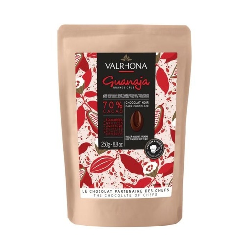 [CHCLT003] VALRHONA GUANAJA 70% - 250G VALRHONA GUANAJA 70% - 250G