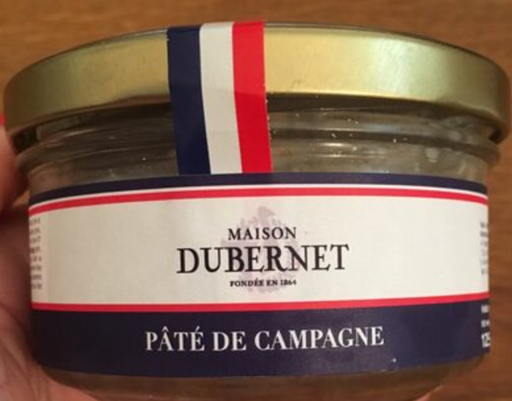 [ETOILE027] COUNTRY PASTE JAR - 125GR BOCAL PATE DE CAMPAGNE - 125GR