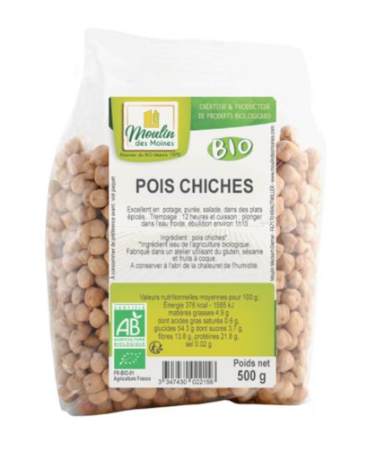 [SC0055] CHICKPEAS DRIED - 500GR POIS CHICHES SECS - 500GR