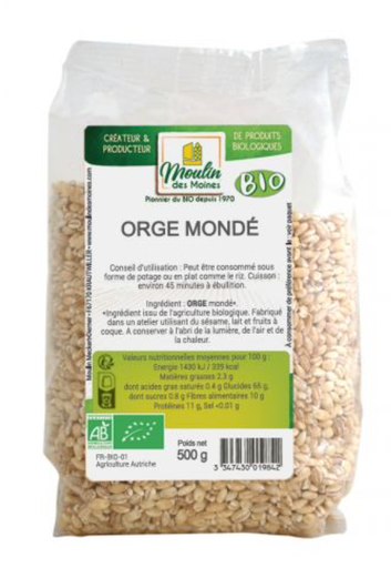 [ORGANIC006] ORGANIC BARLEY SEED - 500GR ORGE MONDE BIO - 500GR