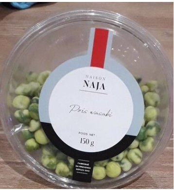 [DRYSNACK08] WASABI PEAS NAJA - 150G POIS WASABI NAJA 150G
