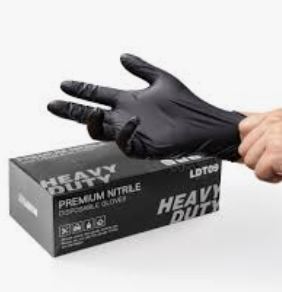 [ENT0104] GLOVES NITRILE PDR FREE BLACK XL GLOVES NITRILE PDR FREE BLACK XL