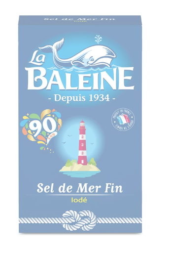 [CON0008] TABLE SALT BALEINE - 500GR SEL FIN BALEINE - 500GR