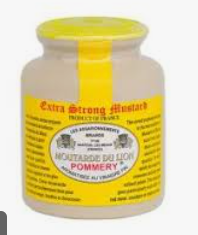 [MOUTARDE03] MUSTARD FROM LYON POMMERY - 250G MOUTARDE LION POMMERY - 250G