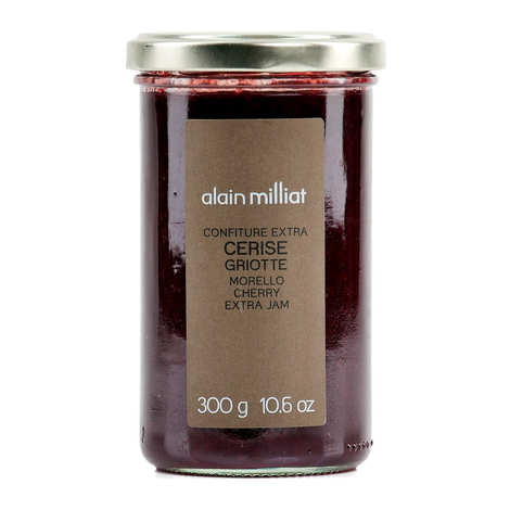 [ALAINJAM009] MORELLO CHERRY JAM ORGANIC ALAIN MILLIAT CONFITURE GRIOTTE BIO ALAIN MILLIAT 300G 
