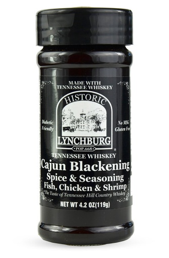 [SAUCE072] CAJUN BLACKENING LYNCHBURG - 119GR CAJUN BLACKENING LYNCHBURG - 119GR