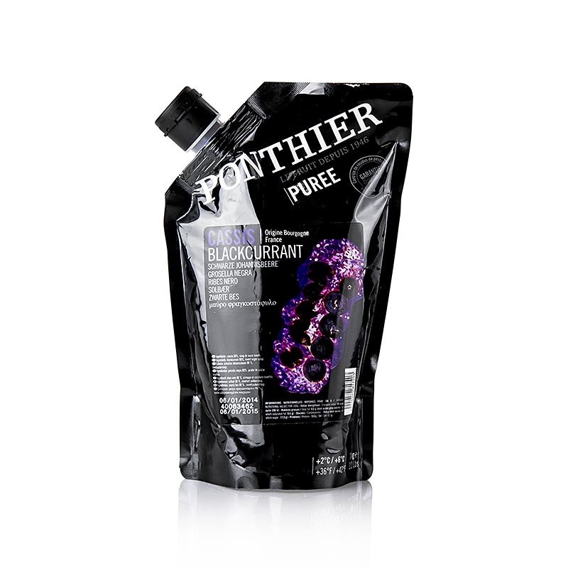 BLACKCURRENT PUREE PONTHIER - 1KG PUREE CASSIS PONTHIER - 1KG