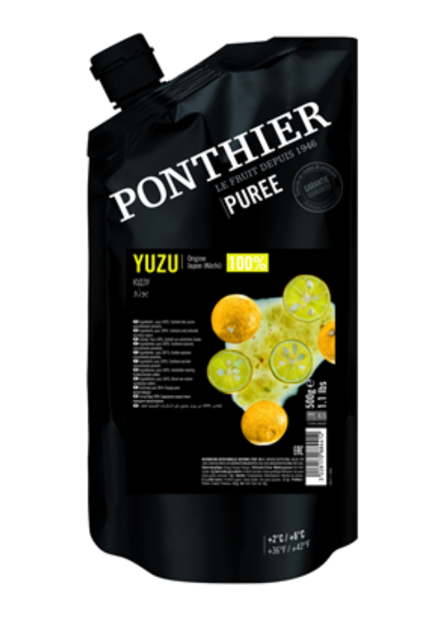 PUREE WILD YUZU JAPAN PONTHIER PURÃ‰E YUZU SAUVAGE JAPON PONTHIER
