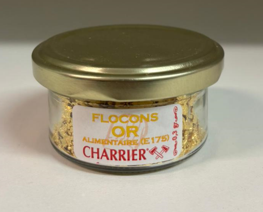 [GOLD/SILVER1] GOLD FLAKES - 0.3G FLOCONS D'OR - 0.3G
