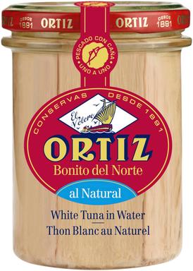 [SPAIN53] ORTIZ WHITE TUNA WATER 150G - ORTIZ THON GERMON AU NATUREL 150G