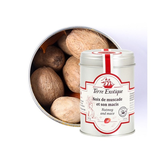 [KEREX16] NUTMEG AND MACE 40G - NOIX DE MUSCADE ET SON MACIS 40G