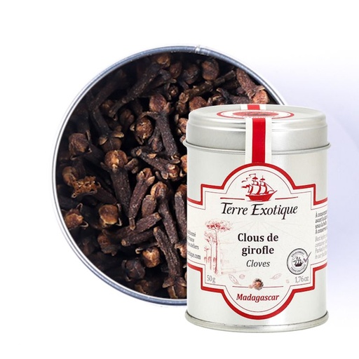 [SC396] CLOU DE GIROFLE 50G - CLOVE TERRE EXOTIQUE 50G