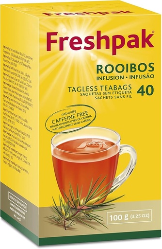 [SAPROD001] FRESH ROOIBOS TAGLESS TEABAGS 40S