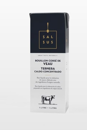 [SC0120] BEEF STOCK DEMI GLACE -1L SALSUS  FOND DE BOEUF -1L​ SALSUS