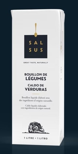 [SC0121] VEGETABLE STOCK SALSUS - 1L  BOUILLON DE LEGUMES 1L SALSUS