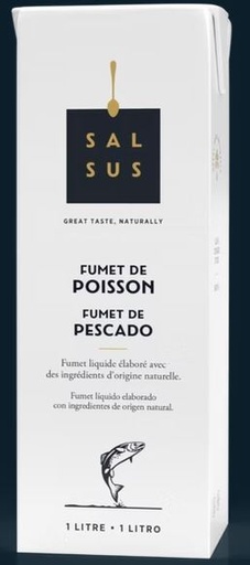 [SC0122] FUMET DE POISSON -1L  SALSUS FISH STOCK -1L SALSUS