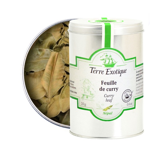 [KEREX093] FEUILLE DE CURRY 10G - CURRY LEAF 10G