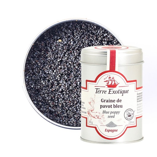 [KEREX112] GRAINE DE PAVOT BLEU 80G - BLUE POPPY SEED 80G